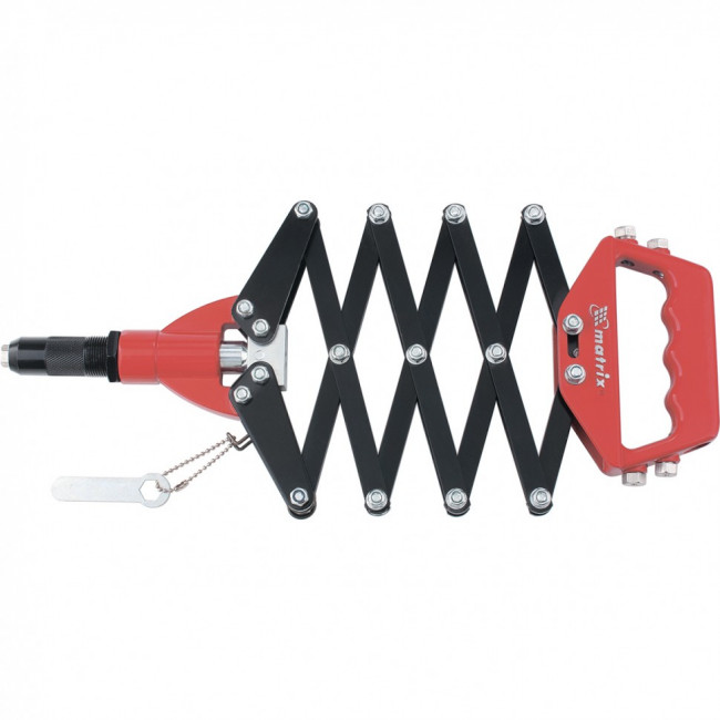 Заклепочник, 800 мм, "Гармошка", усиленный, заклепки 2,4-3,2-4,0-4,8 мм Matrix, ( 405505 ) Заклепочник, 800 мм, "Гармошка", усиленный, заклепки 2,4-3,2-4,0-4,8 мм Matrix, ( 405505 )