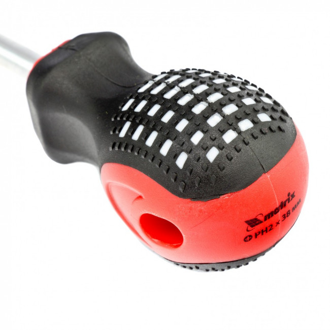 Отвертка Fusion, PH2 х 38 мм, CrV, трехкомпонентная рукоятка "Anti slip" Matrix, ( 11431 ) Отвертка Fusion, PH2 х 38 мм, CrV, трехкомпонентная рукоятка "Anti slip" Matrix, ( 11431 )