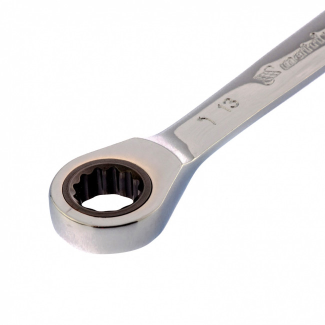 Ключ накидной трещоточный, 13 x 14 мм, CrV, зеркальный хром Matrix ( 14506 ) Ключ накидной трещоточный, 13 x 14 мм, CrV, зеркальный хром Matrix ( 14506 )