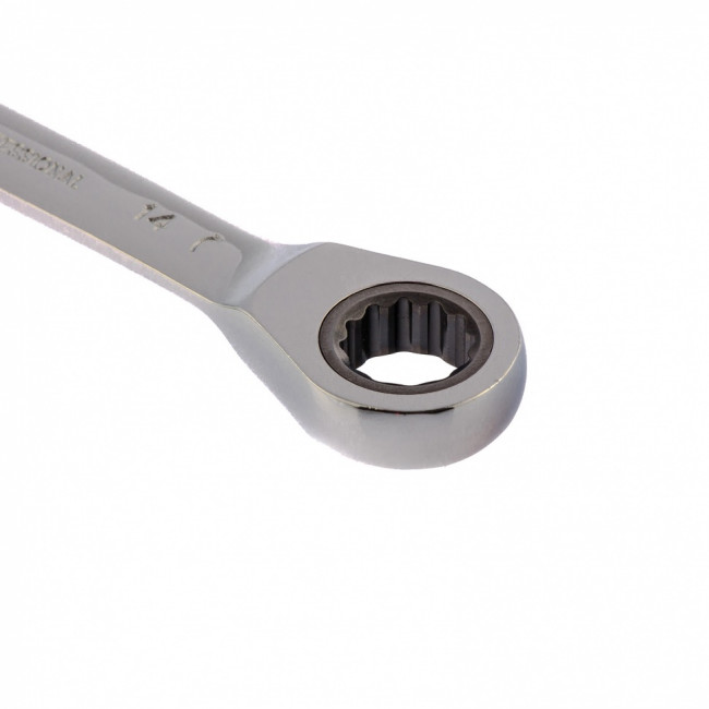 Ключ накидной трещоточный, 13 x 14 мм, CrV, зеркальный хром Matrix ( 14506 ) Ключ накидной трещоточный, 13 x 14 мм, CrV, зеркальный хром Matrix ( 14506 )