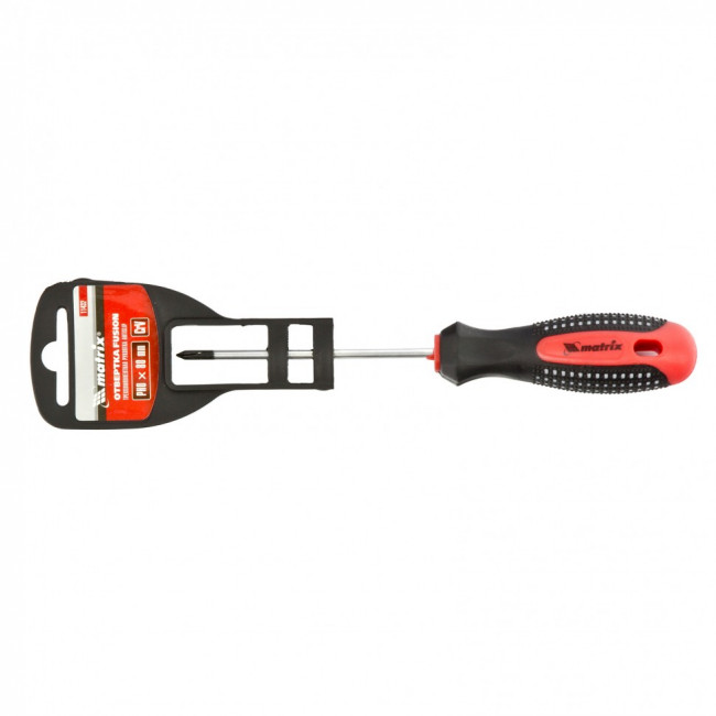 Отвертка Fusion, PH0 х 80 мм, CrV, трехкомпонентная рукоятка "Anti slip" Matrix, ( 11432 ) Отвертка Fusion, PH0 х 80 мм, CrV, трехкомпонентная рукоятка "Anti slip" Matrix, ( 11432 )