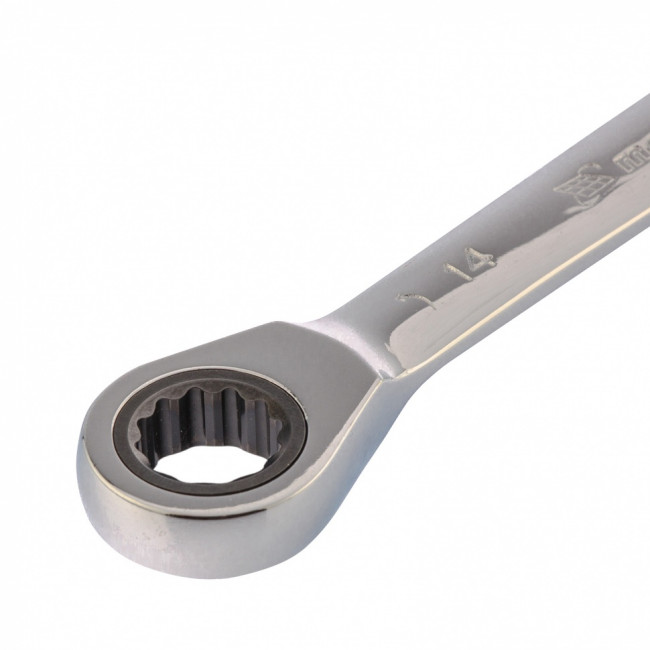 Ключ накидной трещоточный, 14 x 17 мм, CrV, зеркальный хром Matrix ( 14509 ) Ключ накидной трещоточный, 14 x 17 мм, CrV, зеркальный хром Matrix ( 14509 )