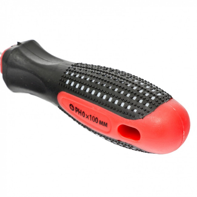 Отвертка Fusion, PH0 х 100 мм, CrV, трехкомпонентная рукоятка "Anti slip" Matrix, ( 11435 ) Отвертка Fusion, PH0 х 100 мм, CrV, трехкомпонентная рукоятка "Anti slip" Matrix, ( 11435 )