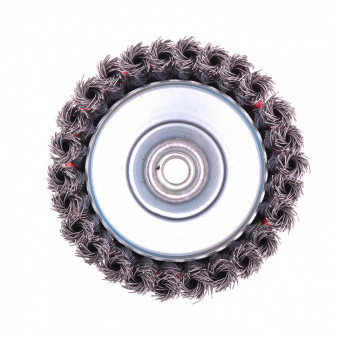 Щетка для УШМ, 125 мм, М14, "чашка", крученая проволока 0,5 мм Matrix, ( 74627 ) Щетка для УШМ, 125 мм, М14, "чашка", крученая проволока 0,5 мм Matrix, ( 74627 )