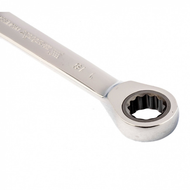 Ключ накидной трещоточный, 16 x 18 мм, CrV, зеркальный хром Matrix ( 14510 ) Ключ накидной трещоточный, 16 x 18 мм, CrV, зеркальный хром Matrix ( 14510 )