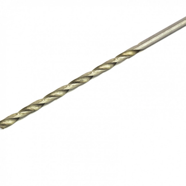 Сверло по металлу, 3 х 100 мм, полированное, удл, HSS, 10 шт, цилиндрический хвостовик Matrix, ( 715030 )