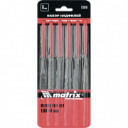 Набор надфилей, 160 х 4 мм, 6 шт, обрезиненные рукоятки Matrix, ( 15816 ) Набор надфилей, 160 х 4 мм, 6 шт, обрезиненные рукоятки Matrix, ( 15816 )