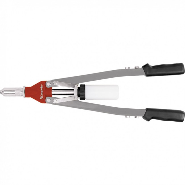 Заклепочник двуручный, для заклепок 3,2-4,0-4,8-6-6,4 мм Matrix Professional, ( 40535 ) Заклепочник двуручный, для заклепок 3,2-4,0-4,8-6-6,4 мм Matrix Professional, ( 40535 )