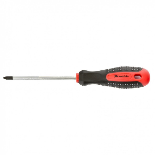Отвертка Fusion, PH1 х 100 мм, CrV, трехкомпонентная рукоятка "Anti slip" Matrix, ( 11438 ) Отвертка Fusion, PH1 х 100 мм, CrV, трехкомпонентная рукоятка "Anti slip" Matrix, ( 11438 )