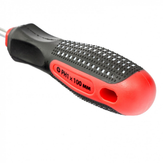 Отвертка Fusion, PH1 х 100 мм, CrV, трехкомпонентная рукоятка "Anti slip" Matrix, ( 11438 ) Отвертка Fusion, PH1 х 100 мм, CrV, трехкомпонентная рукоятка "Anti slip" Matrix, ( 11438 )