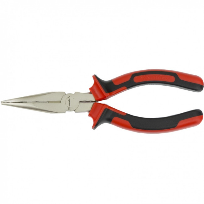 Длинногубцы изогнутые Nickel, 160 мм, никелированные, двухкомпонентные рукоятки Matrix, ( 17420 ) Длинногубцы изогнутые Nickel, 160 мм, никелированные, двухкомпонентные рукоятки Matrix, ( 17420 )