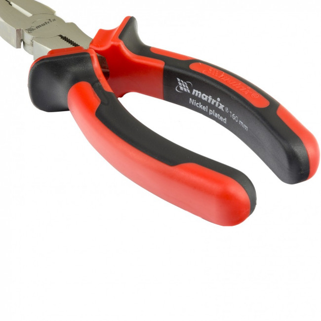 Длинногубцы изогнутые Nickel, 160 мм, никелированные, двухкомпонентные рукоятки Matrix, ( 17420 ) Длинногубцы изогнутые Nickel, 160 мм, никелированные, двухкомпонентные рукоятки Matrix, ( 17420 )
