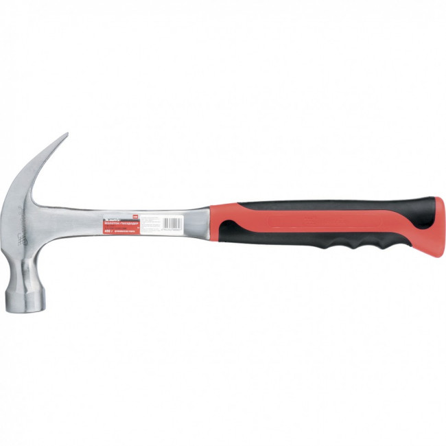 Молоток-гвоздодер, 450 г, цельнометаллический, двухкомпонентная рукоятка Matrix, ( 10460 ) Молоток-гвоздодер, 450 г, цельнометаллический, двухкомпонентная рукоятка Matrix, ( 10460 )