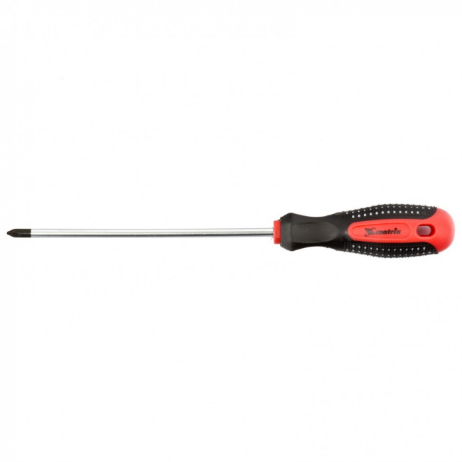 Отвертка Fusion, PH1 х 150 мм, CrV, трехкомпонентная рукоятка "Anti slip" Matrix, ( 11439 ) Отвертка Fusion, PH1 х 150 мм, CrV, трехкомпонентная рукоятка "Anti slip" Matrix, ( 11439 )