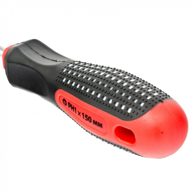Отвертка Fusion, PH1 х 150 мм, CrV, трехкомпонентная рукоятка "Anti slip" Matrix, ( 11439 ) Отвертка Fusion, PH1 х 150 мм, CrV, трехкомпонентная рукоятка "Anti slip" Matrix, ( 11439 )