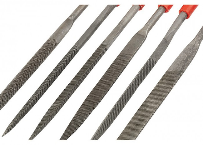 Набор надфилей, 180 х 5 мм, 6 шт, пластиковые рукоятки Matrix, ( 15822 ) Набор надфилей, 180 х 5 мм, 6 шт, пластиковые рукоятки Matrix, ( 15822 )