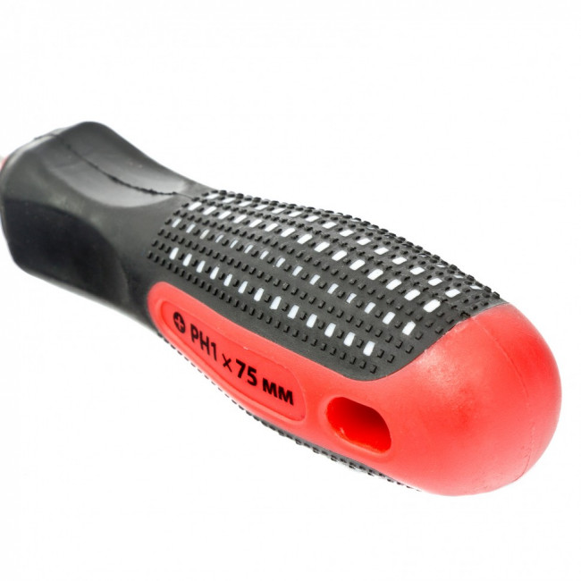 Отвертка Fusion, PH1 х 75 мм, CrV, трехкомпонентная рукоятка "Anti slip" Matrix, ( 11440 ) Отвертка Fusion, PH1 х 75 мм, CrV, трехкомпонентная рукоятка "Anti slip" Matrix, ( 11440 )