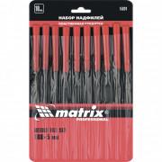 Набор надфилей, 180 х 5 мм, 10 шт, пластиковые рукоятки Matrix, ( 15824 ) Набор надфилей, 180 х 5 мм, 10 шт, пластиковые рукоятки Matrix, ( 15824 )