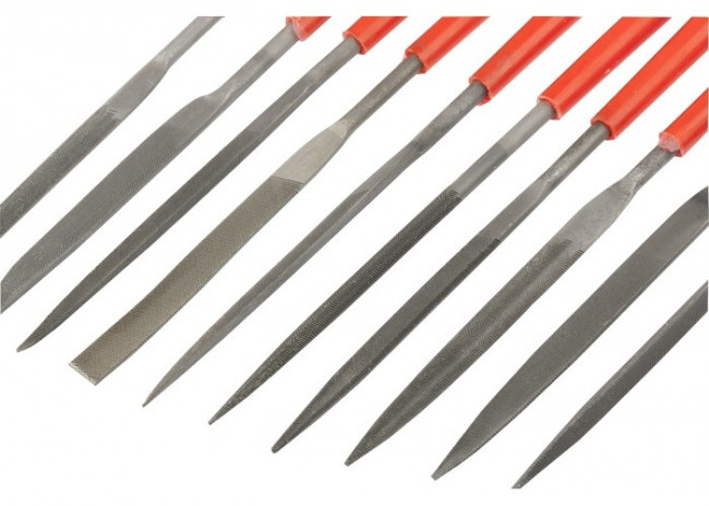 Набор надфилей, 180 х 5 мм, 10 шт, пластиковые рукоятки Matrix, ( 15824 ) Набор надфилей, 180 х 5 мм, 10 шт, пластиковые рукоятки Matrix, ( 15824 )