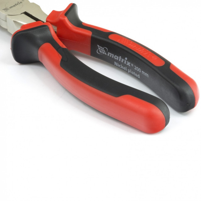 Длинногубцы изогнутые Nickel, 200 мм, никелированные, двухкомпонентные рукоятки Matrix, ( 17424 ) Длинногубцы изогнутые Nickel, 200 мм, никелированные, двухкомпонентные рукоятки Matrix, ( 17424 )