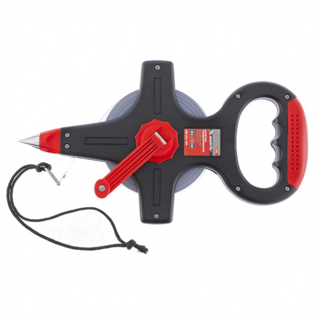 Рулетка геодезическая, 50 м х 12,5 мм, металлическая лента, открытый корпус Matrix Master, ( 31445 ) Рулетка геодезическая, 50 м х 12,5 мм, металлическая лента, открытый корпус Matrix Master, ( 31445 )