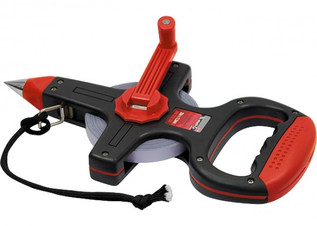 Рулетка геодезическая, 50 м х 12,5 мм, металлическая лента, открытый корпус Matrix Master, ( 31445 ) Рулетка геодезическая, 50 м х 12,5 мм, металлическая лента, открытый корпус Matrix Master, ( 31445 )