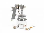 Краскораспылитель пневматический с нижним бачком V 0,75 л, сопло D 1.2, 1.5 и 1.8 мм Matrix, ( 57317 ) Краскораспылитель пневматический с нижним бачком V 0,75 л, сопло D 1.2, 1.5 и 1.8 мм Matrix, ( 57317 )