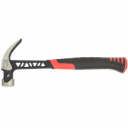 Молоток-гвоздодер, 450 г, цельнокованый, боек с магнитом, двухкомпонентная обрезиненная рукоятка Matrix Pro, ( 10465 ) Молоток-гвоздодер, 450 г, цельнокованый, боек с магнитом, двухкомпонентная обрезиненная рукоятка Matrix Pro, ( 10465 )