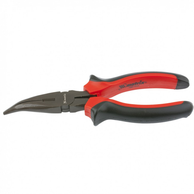 Длинногубцы изогнутые Black Nickel, 160 мм, двухкомпонентные рукоятки Matrix, ( 17458 ) Длинногубцы изогнутые Black Nickel, 160 мм, двухкомпонентные рукоятки Matrix, ( 17458 )