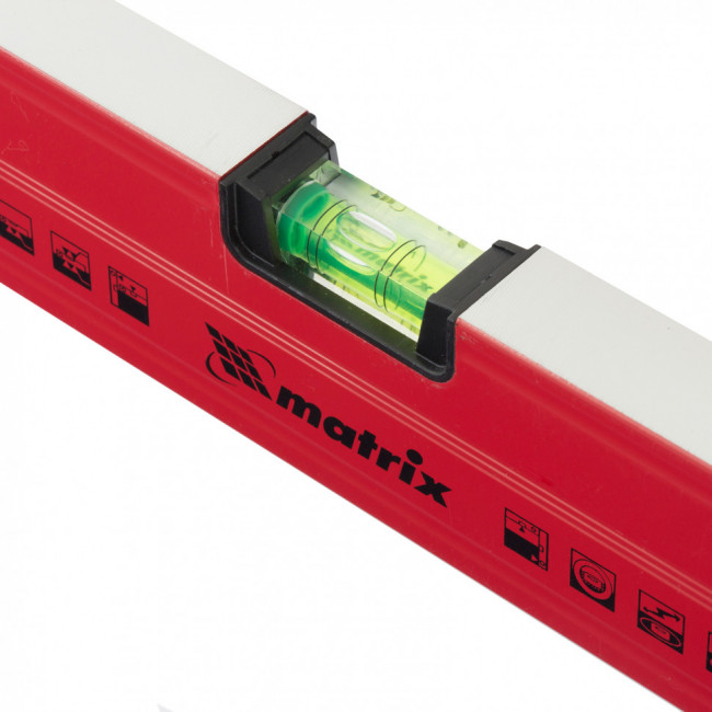 Уровень алюминиевый магнитный, 1200 мм, фрезерованный, 3 глазка (1 зеркальный), усиленный Matrix, ( 34712 ) Уровень алюминиевый магнитный, 1200 мм, фрезерованный, 3 глазка (1 зеркальный), усиленный Matrix, ( 34712 )