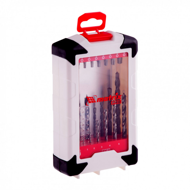 Набор сверл комбинированный, сверла по металлу 1-6 мм, бетону 4-8 мм, дереву 3-6 мм, биты 16 шт, адаптер, 32 предмета Pro Matrix, ( 725632 ) Набор сверл комбинированный, сверла по металлу 1-6 мм, бетону 4-8 мм, дереву 3-6 мм, биты 16 шт, адаптер, 32 предмета Pro Matrix, ( 725632 )