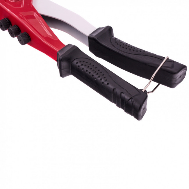 Заклепочник литой, поворотный, 290 мм, 0-360 град, заклепки 2,4-3,2-4,0-4,8 мм, Pro Matrix, ( 40547 ) Заклепочник литой, поворотный, 290 мм, 0-360 град, заклепки 2,4-3,2-4,0-4,8 мм, Pro Matrix, ( 40547 )