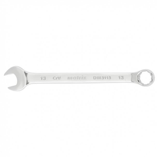 Ключ комбинированный, 13 мм, CrV, полированный хром Matrix, ( 15157 ) Ключ комбинированный, 13 мм, CrV, полированный хром Matrix, ( 15157 )