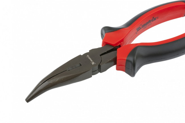 Длинногубцы изогнутые Black Nickel, 200 мм, двухкомпонентные рукоятки Matrix, ( 17462 ) Длинногубцы изогнутые Black Nickel, 200 мм, двухкомпонентные рукоятки Matrix, ( 17462 )