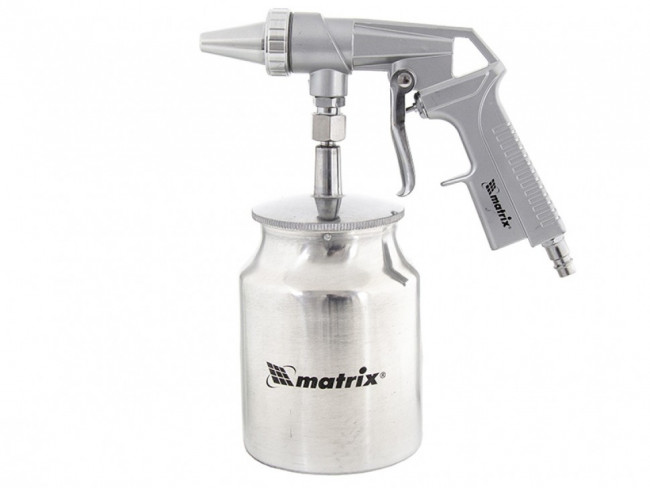 Пистолет пескоструйный с нижним бачком, пневматический Matrix, ( 57326 ) Пистолет пескоструйный с нижним бачком, пневматический Matrix, ( 57326 )
