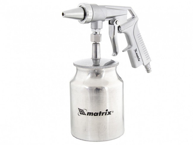 Пистолет пескоструйный с нижним бачком, пневматический Matrix, ( 57326 ) Пистолет пескоструйный с нижним бачком, пневматический Matrix, ( 57326 )