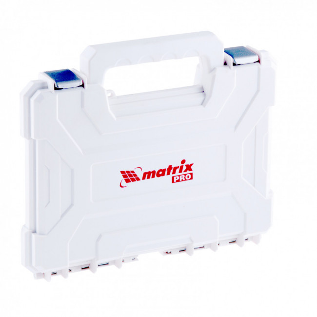 Набор сверл комбинированный, сверла по металлу 1-6,5 мм, бетону 4-8 мм, дереву 4-10 мм, перки, биты 20 шт, адаптер, головки 2 шт, зенковка, 50 предметов Pro Matrix, ( 725650 ) Набор сверл комбинированный, сверла по металлу 1-6,5 мм, бетону 4-8 мм, дереву 4-10 мм, перки, биты 20 шт, адаптер, головки 2 шт, зенковка, 50 предметов Pro Matrix, ( 725650 )