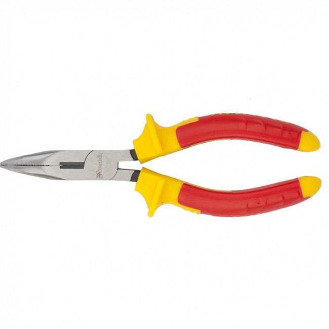 Длинногубцы изогнутые Insulated, 160 мм, двухкомпонентные рукоятки Matrix Professional, ( 17472 ) Длинногубцы изогнутые Insulated, 160 мм, двухкомпонентные рукоятки Matrix Professional, ( 17472 )