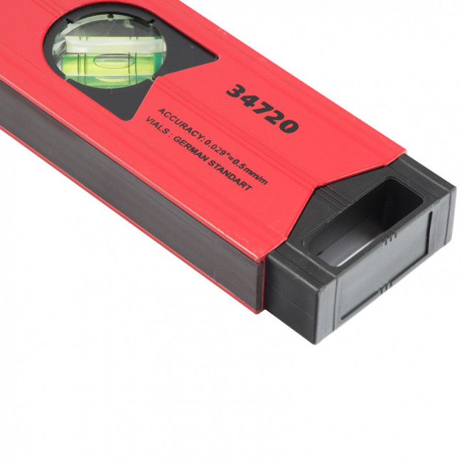 Уровень алюминиевый магнитный, 2000 мм, фрезерованный, 3 глазка (1 зеркальный), усиленный Matrix, ( 34720 ) Уровень алюминиевый магнитный, 2000 мм, фрезерованный, 3 глазка (1 зеркальный), усиленный Matrix, ( 34720 )