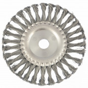 Щетка для УШМ 175 мм, посадка 22,2 мм, плоская, крученая проволока 0,5 мм Matrix, ( 74636 ) Щетка для УШМ 175 мм, посадка 22,2 мм, плоская, крученая проволока 0,5 мм Matrix, ( 74636 )