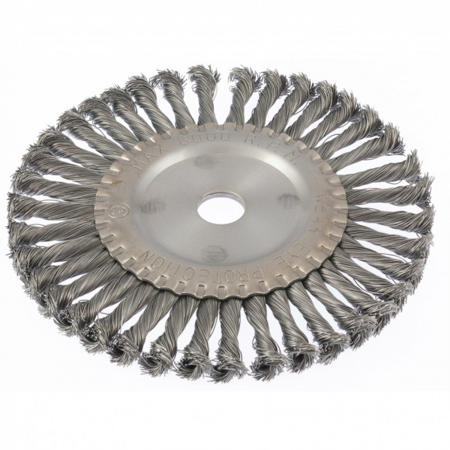 Щетка для УШМ 200 мм, посадка 22,2 мм, плоская, крученая проволока 0,5 мм Matrix, ( 74638 ) Щетка для УШМ 200 мм, посадка 22,2 мм, плоская, крученая проволока 0,5 мм Matrix, ( 74638 )