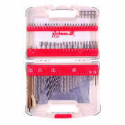 Набор сверл комбинированный, сверла по металлу 1-6 мм, бетону 4-8 мм, дереву 3-8 мм, перки, биты 44 шт, адаптер, головки 6 шт, 75 предметов Pro Matrix, ( 725675 ) Набор сверл комбинированный, сверла по металлу 1-6 мм, бетону 4-8 мм, дереву 3-8 мм, перки, биты 44 шт, адаптер, головки 6 шт, 75 предметов Pro Matrix, ( 725675 )