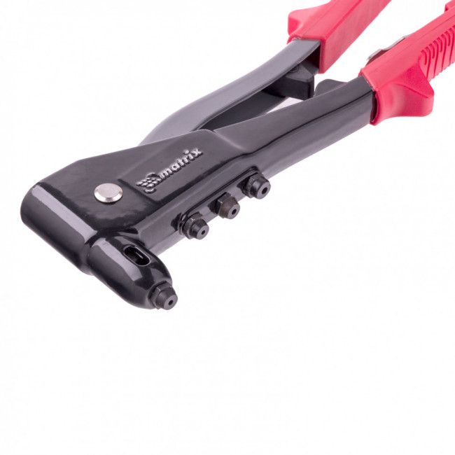 Заклепочник литой, 260 мм, с набором заклепок, заклепки 2,4-3,2-4,0-4,8 мм Matrix, ( 40552 ) Заклепочник литой, 260 мм, с набором заклепок, заклепки 2,4-3,2-4,0-4,8 мм Matrix, ( 40552 )