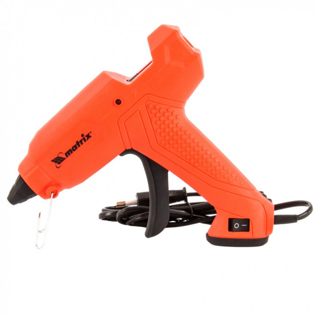 Клеевой пистолет, 11 мм, 30 (160) Вт, 18 г/мин, выключатель и индикатор напряжения Matrix, ( 93006 ) Клеевой пистолет, 11 мм, 30 (160) Вт, 18 г/мин, выключатель и индикатор напряжения Matrix, ( 93006 )