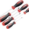 Набор отверток, сталь S2, двухкомпонентные рукоятки, 6 шт Matrix Professional, ( 13303 )