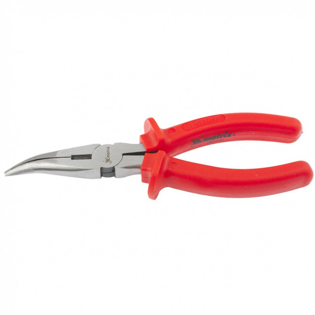 Длинногубцы изогнутые Econom, 180 мм, шлифованные, пластмассовые рукоятки Matrix, ( 17495 ) Длинногубцы изогнутые Econom, 180 мм, шлифованные, пластмассовые рукоятки Matrix, ( 17495 )