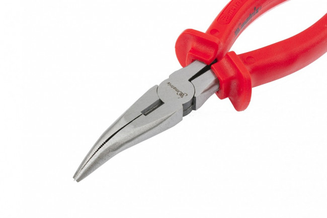 Длинногубцы изогнутые Econom, 180 мм, шлифованные, пластмассовые рукоятки Matrix, ( 17495 ) Длинногубцы изогнутые Econom, 180 мм, шлифованные, пластмассовые рукоятки Matrix, ( 17495 )