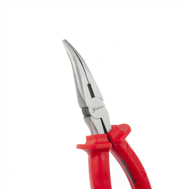 Длинногубцы изогнутые Econom, 200 мм, шлифованные, пластмассовые рукоятки Matrix, ( 17496 ) Длинногубцы изогнутые Econom, 200 мм, шлифованные, пластмассовые рукоятки Matrix, ( 17496 )