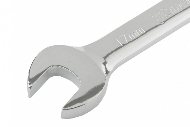 Ключ комбинированный трещоточный, 17 мм, CrV, шарнирный, зеркальный хром Matrix Professional, ( 14869 ) Ключ комбинированный трещоточный, 17 мм, CrV, шарнирный, зеркальный хром Matrix Professional, ( 14869 )
