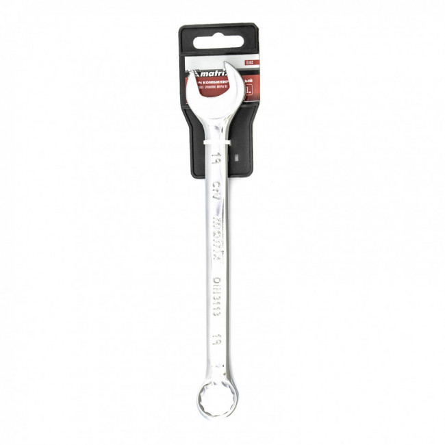 Ключ комбинированный, 19 мм, CrV, полированный хром Matrix, ( 15163 ) Ключ комбинированный, 19 мм, CrV, полированный хром Matrix, ( 15163 )
